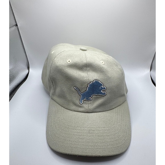 NFL Detroit Lions Hat Cap Beige Adjustable Football Baseball - Picture 1 of 6